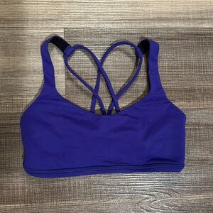 Lululemon Strappy Sports Bra in Purple